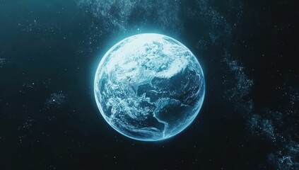 Obraz premium earth and moon