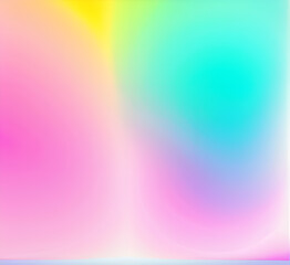 Obraz premium Neon gradient wave light in pink and blue tones on dark background creating futuristic and vibrant visuals for modern tech-inspired or artistic abstract.generative ai