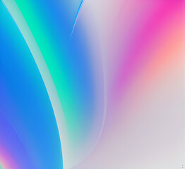 Neon gradient wave light in pink and blue tones on dark background creating futuristic and vibrant visuals for modern tech-inspired or artistic abstract.generative ai
