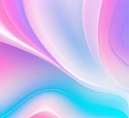 Naklejka premium Neon gradient wave light in pink and blue tones on dark background creating futuristic and vibrant visuals for modern tech-inspired or artistic abstract.generative ai