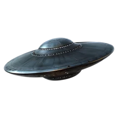 Fototapete Photorealistic UFO on a Transparent Background © EL.Khalid