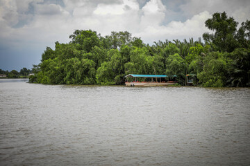 Chachoengsao, Thailand - August 28, 2024: Wat Sothon Wararam Worawihan is the place where 
