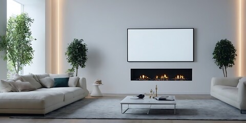 Frame mockup,Mockup frame in modern interior,Living room wall poster mockup- 3D rendering,apartment, contemporary, furniture, indoor, living, luxury, poster, render,564
