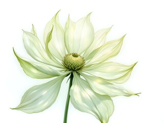 Elegant white flower with delicate petals
