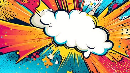 Vivid Comic and Abstract Explosion Art Collection - Pop Art Style Designs