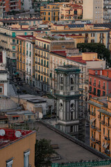 Cityscape of Naples, Italy. Buildings, Architecture.