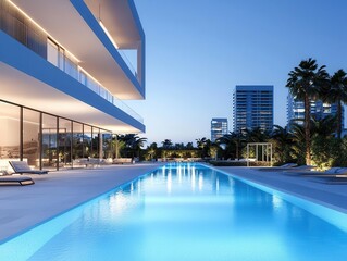 Obraz premium Investor managing luxury property assets on a digital platform, Residential Real Estate Luxury Properties Housing Demand, smart investment solutions