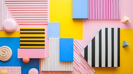 Dynamic Comic and Abstract Art Collection - Vivid Pop Art Designs for Creative Projects