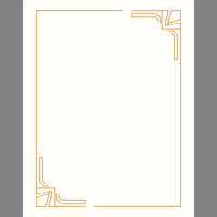vintage frame design vector