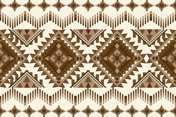 seamless knitted pattern with embroidery