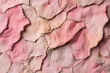 Fototapeta premium Detailed Grayish Pink Textured Skin Surface with Natural Cracks and Moisture