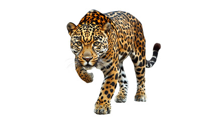 Obraz premium Jaguar walking gracefully in a natural habitat