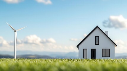 Spacious singlefamily house with wind turbines and rainwater harvesting, Real Estate  Single Detached House  Energy Efficiency, renewable energy integration