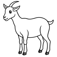 Modern Goat Linework