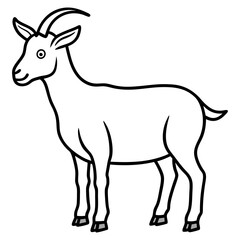 Modern Goat Linework