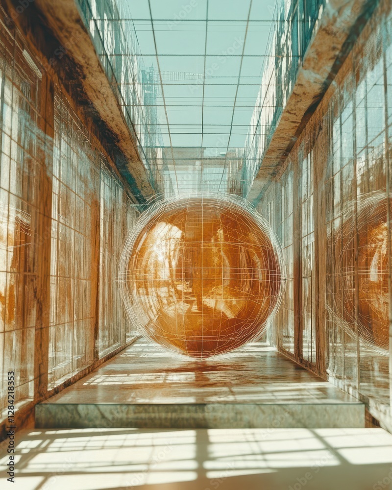 Poster innovative digital twins create immersive experiences in a futuristic environment