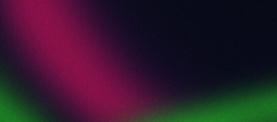 Pink green black gradient background with grainy noise texture effect for banner, product and social media design