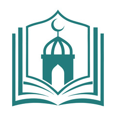 Islamic Education and Knowledge Logo Design.