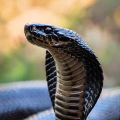 Fototapeta premium Macro fotografia. Cobra