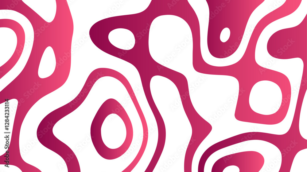 Fototapete Abstract gradient camouflage and wavey liquid design. Horizontal banner with doodle Wavy and swirled lines. Fluid swirl and Liquid line surface. Marbleized Stripes With marble ink texture. 