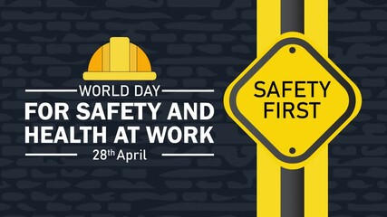 World day for safety and health at work observed each year on April 28th to promote the prevention of occupational accidents and diseases globally.