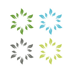 Natural Bio Product Sign Symbol Tags isolated on White