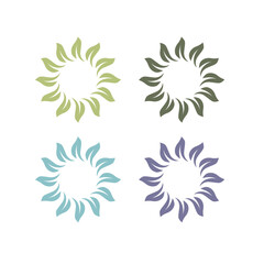 Natural Bio Product Sign Symbol Tags isolated on White