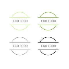 BIO PRODUCT VINTAGE CARDS LABELS ISOLATED ON WHITE