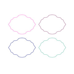 COLORFUL PAPER TAGS VINTAGE COLLECTION VECTOR