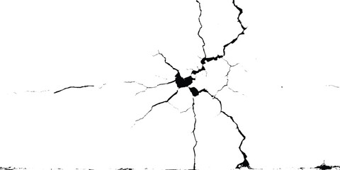 land is drying. Dried up agricultural land. Fragmented soil with cracks. Dry land without water. background. 