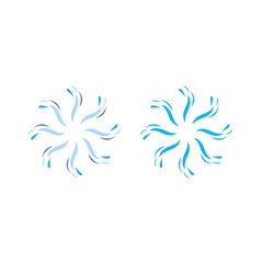 Water Splash Sign Symbol Logo Vector