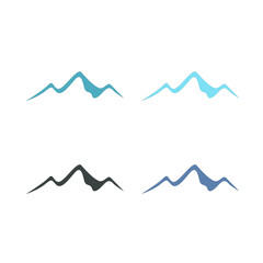 DESIGN HILLS SIGN SYMBOL LOGO VECTOR ISOLATED ON WHITE