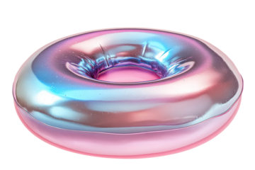 Colorful pool float for summer fun and relaxation