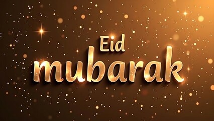 Golden Eid Mubarak Celebration