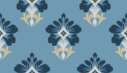 geometric ethnic vintage texture vector art design. textile fashion pattern line ikat seamless pattern and batik fabric texture asian background wallpaper geometry indian. Ethnic abstract ikat art .