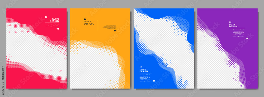 Canvas Prints vector illustration. fluid motion concept. abstract color frame set. design for poster, invitation, 