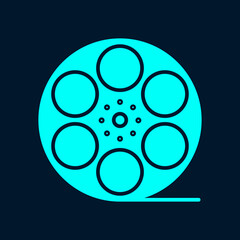 Movies trendy artwork glorious abstract vector illustration colorful valuable design