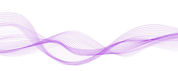 Fototapeta premium Abstract purple wave background. 