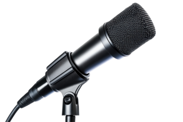 microphone isolated on white