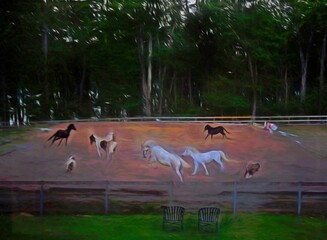 Horses Before the Storm 