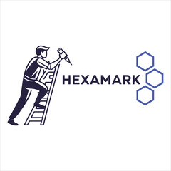HexaMark Professional Business Logo Design