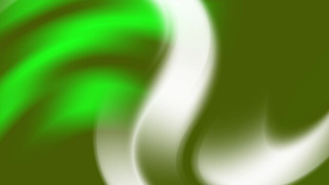 Gold background with white and green strokes decorating dynamic moving repeatedly. abtrack
