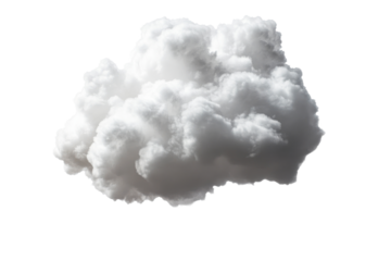 Soft cloud against clear sky