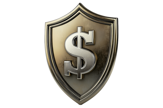 Symbol of financial protection and wealth security