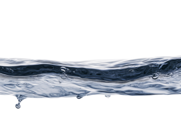 Clear waves reflecting movements