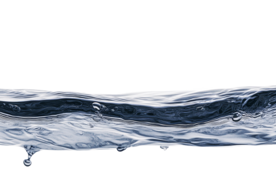 Clear waves reflecting movements