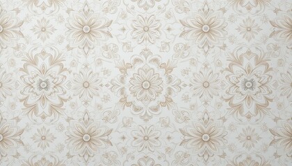 Elegant floral wallpaper design interior space digital art modern style close-up aesthetic appeal