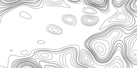 Topographic map contours in hilly or mountainous terrain, Topographic map contours with river.