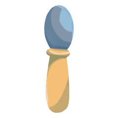 Baby Spoon in Cute and Soft Watercolor vector Illustration