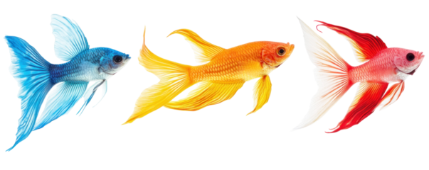 goldfish jumping out of water